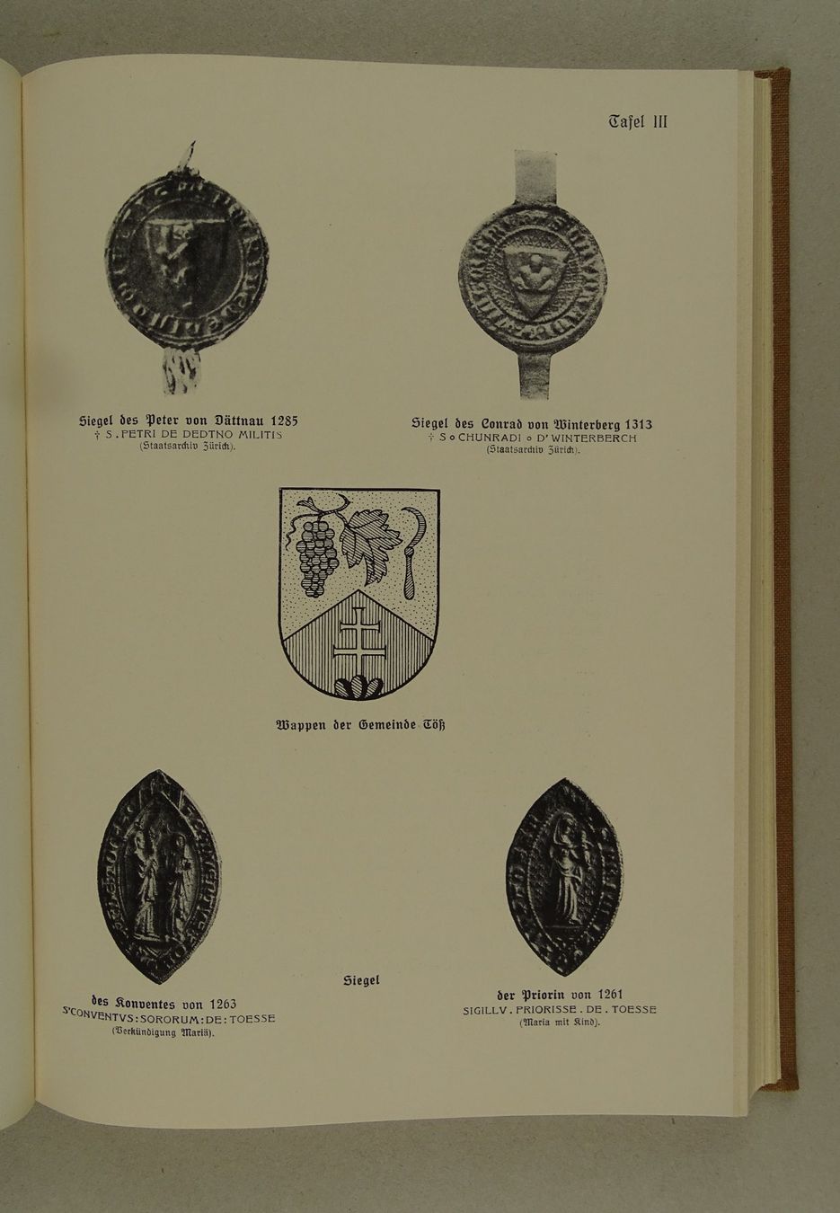 Libri: GESCHICHTE DER GEMEINDE TÖSS 1926, WINTERTHUR – Usato da Grüningen venduto da Kartensammler 4