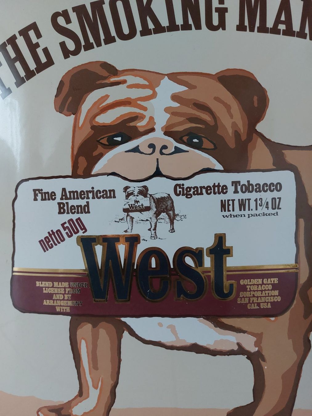 Marlboro Insegne: Emailschild West Cigarette Tabacco – Usato da Schenkon venduto da TG10 5