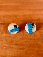 Handgemachte Ohrstecker aus Polymer Clay