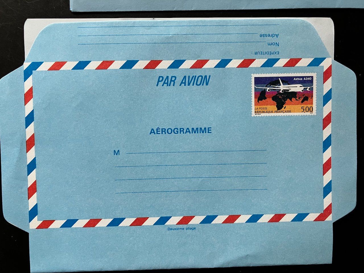 Tutti i francobolli: 6 Aerogramme postfrisch – Usato da Nesslau venduto da zueri6 4