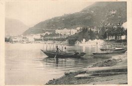 Locarno non cartolina su cartoncino