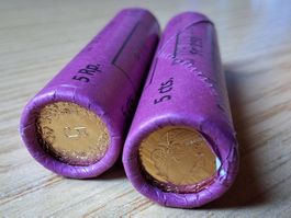 Originalrollen 5 Rappen 2023 - Swiss Mint - 2 Stück!