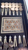 Backgammon Spiel, und Schachbrett  mit Steinen,