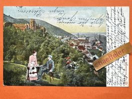 1903 Antike Postkarte Alt Heidelberg Deutschland 