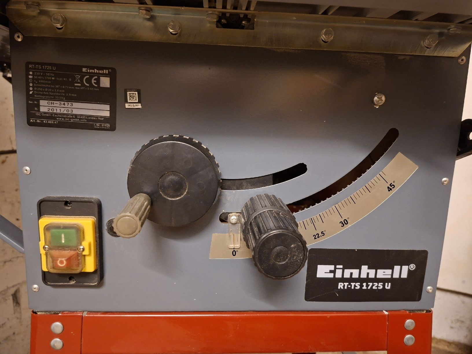 Einhell Seghe: Einhell Tischkreissäge RT-TS 1725 U gebraucht – Usato da Schwende venduto da hankook91 3