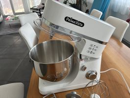PrimaVista Küchenmaschine weiss neuwertiger Zustand