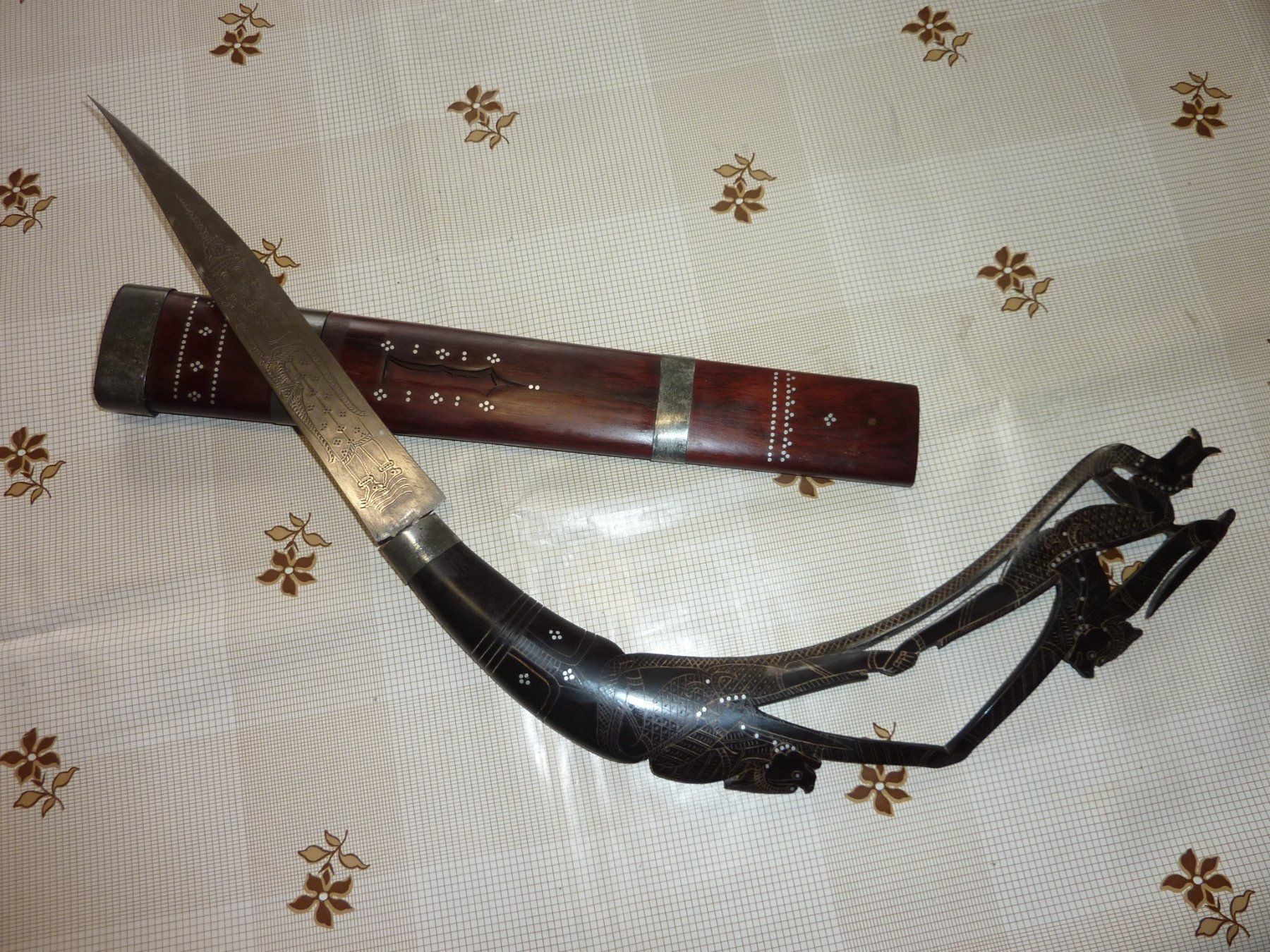 Couverts: Messer Schattenmesser Kulturmesser Traditionsmesser Asien – D'occasion à Dietikon par damaszen