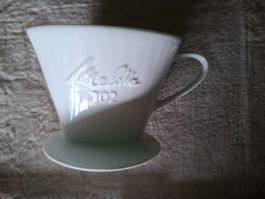 Melitta Kaffeefilter 102 Porzellan Weiss - Top Zustand!