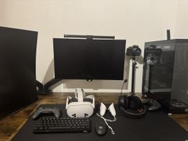 High-End Gaming-Setup inkl. VR & Premium-Audio zu verkaufen