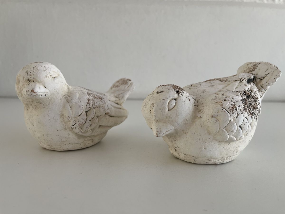 Figuren: 2 Vögel / Terracotta / Shabby Chic – Gebraucht aus Wetzikon ZH von seli03 7