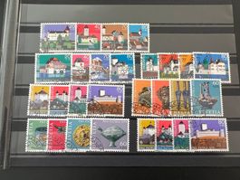 Pro Patria Lot auf Steckkarte gest. (R675)