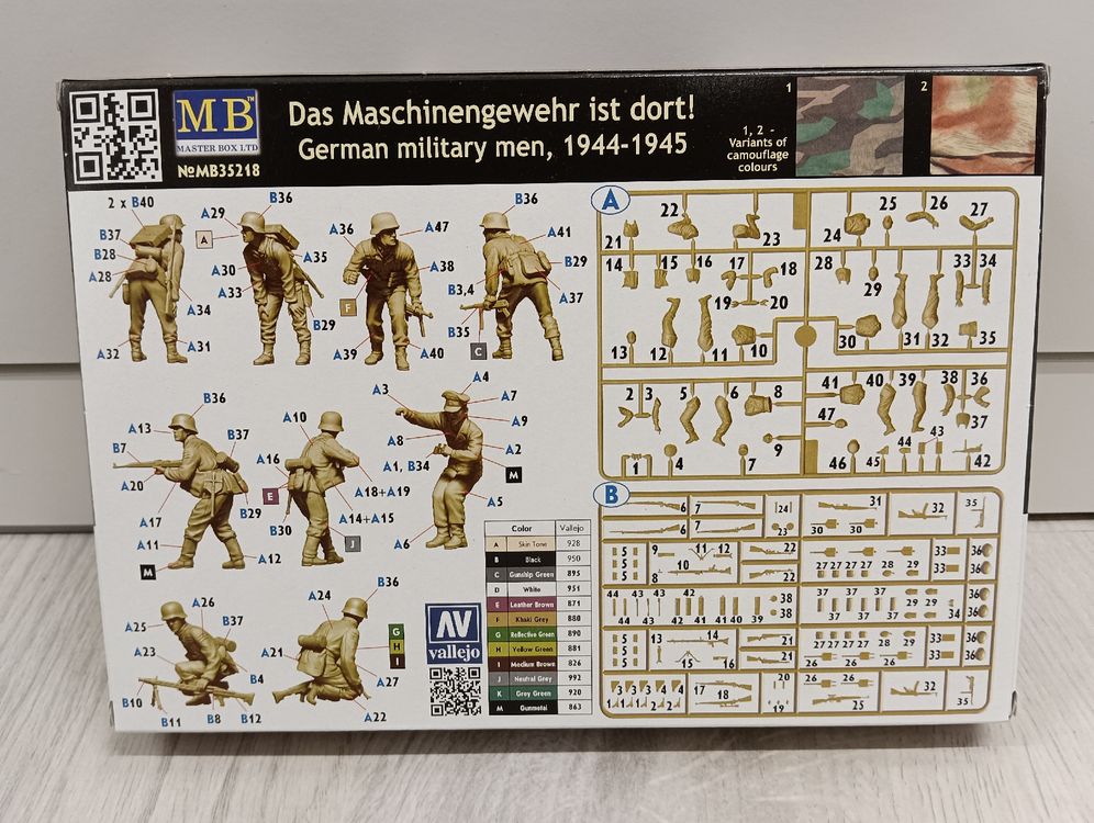 Maquette Masterbox 1:35 - Infanterie Allemande "Off To The Front" (MAS35137)