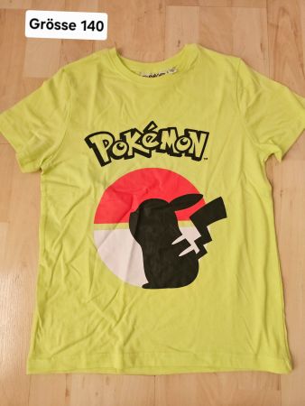 Pokemon T-Shirt, Gr. 140, Pikachu Motiv, Top Zustand!