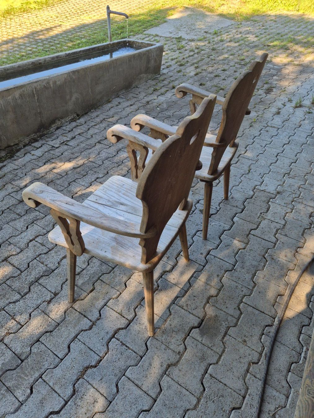 Sedie: Holzstühle Gartenstühle – Usato da Stein AR venduto da Bienli4