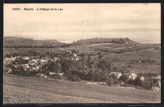 Cartoline postali: AK Bevaix, L'Abbaye et le Lac – Usato da Berlin venduto da bartko-reher
