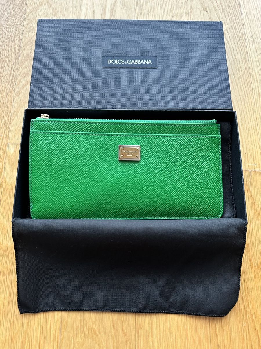 Dolce & Gabbana Portemonnaie: DOLCE GABBANA NEW! green wallet – Neu und originalverpackt aus Stäfa von gra_d5rt