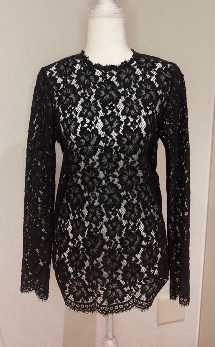 Sandro Camicette: Sandro Paris Spitzen Bluse – Usato da Embrach venduto da shila_03