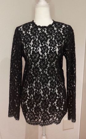 Sandro Paris Spitzen Bluse