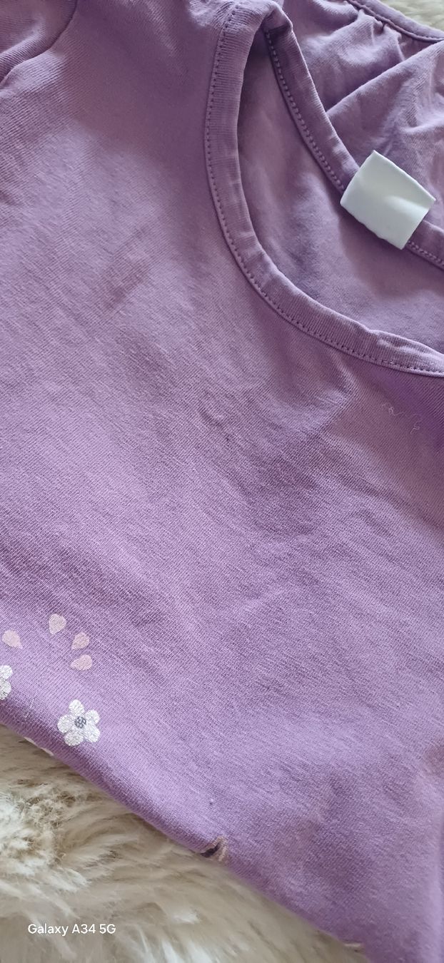 Vestiti & Gonne: Lila Kleid mit Eichhörnchen Print, Grösse 104 – Usato da Riniken venduto da Lessy- 3
