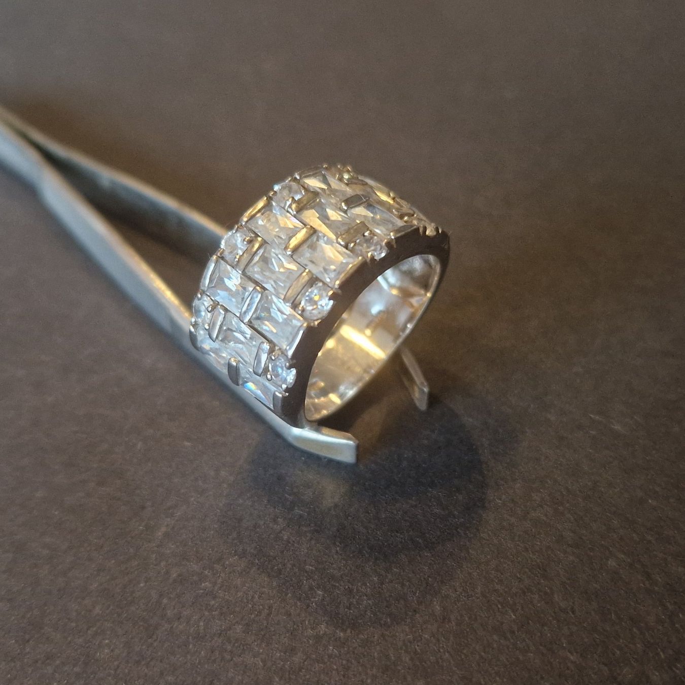 Anelli: Silberring mit Zirkonia, Gr.ca. 53 – Usato da Nänikon venduto da kriki 7