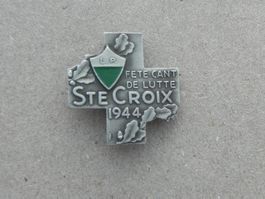 Abzeichen Brosche Kt. Schwingfest Schwingen St.Croix VD 1944