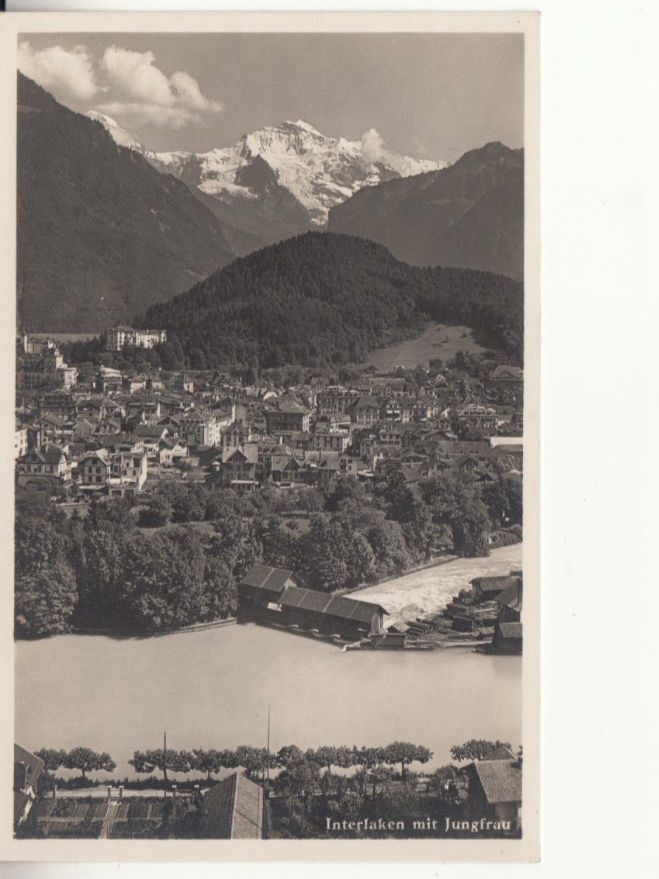 Ansichtskarten: Interlaken ca. 1930 – Gebraucht aus Bürglen TG von StampGraf