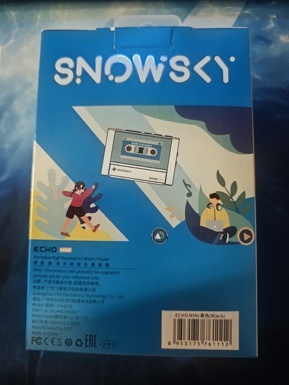 Lettore multimediale portatile: Lettore musicale SNOWSKY ECHO MINI nero Hi-Res Audio – Usato da Mendrisio venduto da ibr_ckm6 2