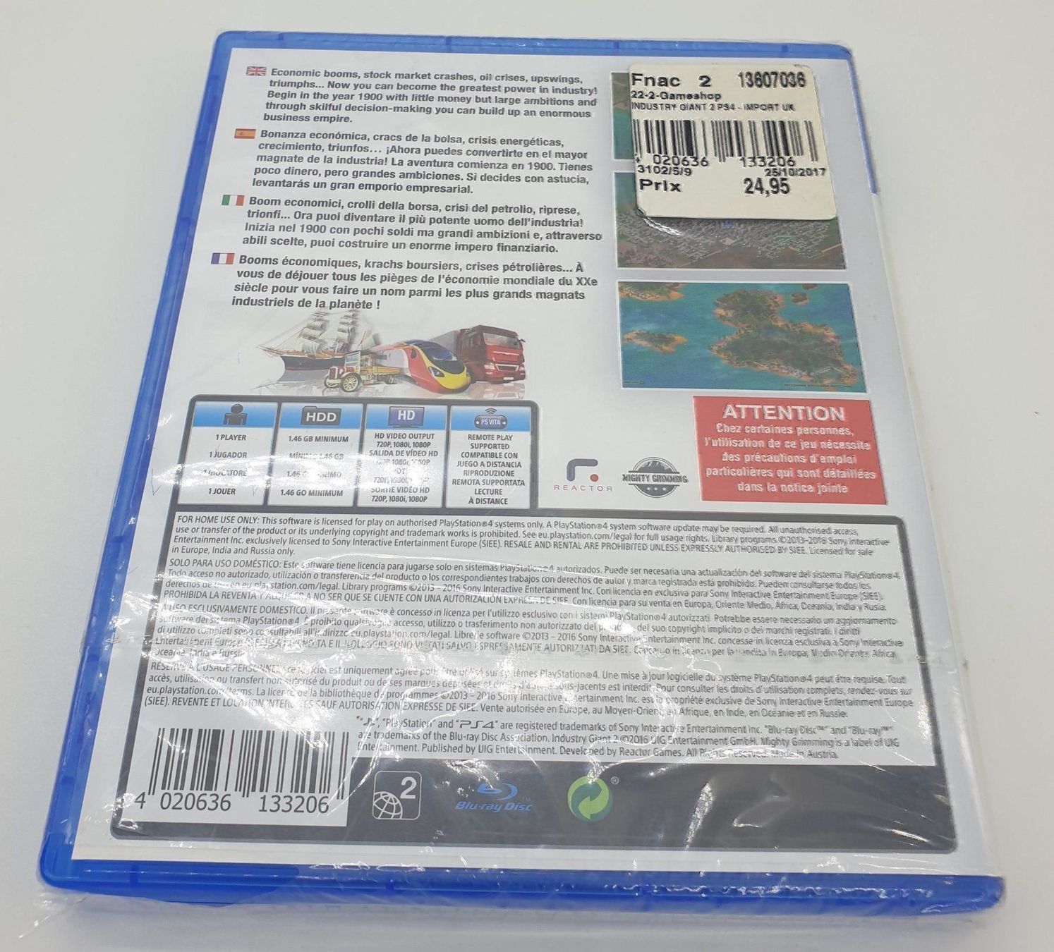 Sony Giochi: Industry Giant 2 PS4 Sealed – Usato da Genève venduto da Cardtreasure 1