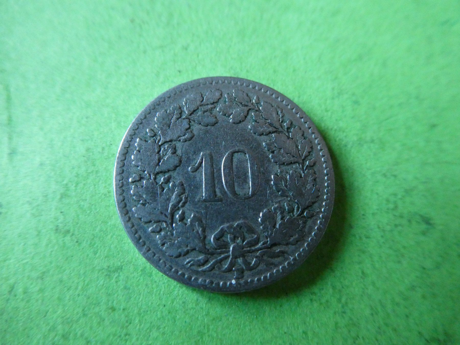 Tutti le monete: Schweiz 1902,  10 Rappen – Usato da Hinterforst venduto da rohusri 1
