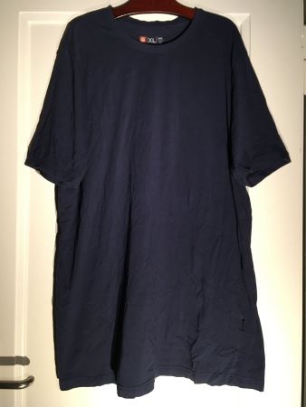 Engelbert Strauss long fit 95 % BW T Shirt uni dunkelblau XL
