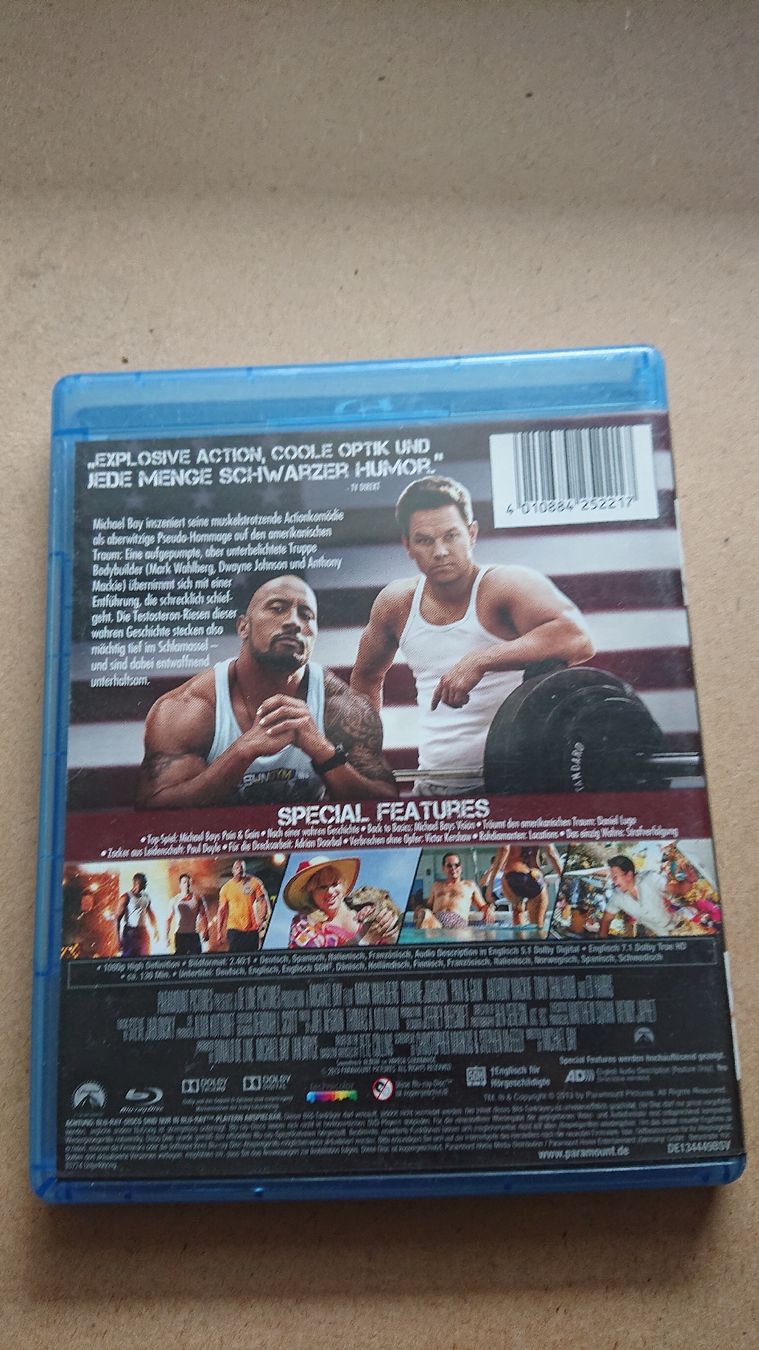 Tutti i DVDs: Pain & Gain - Blu-Ray - – Usato da Chur venduto da FreakofRarity 1