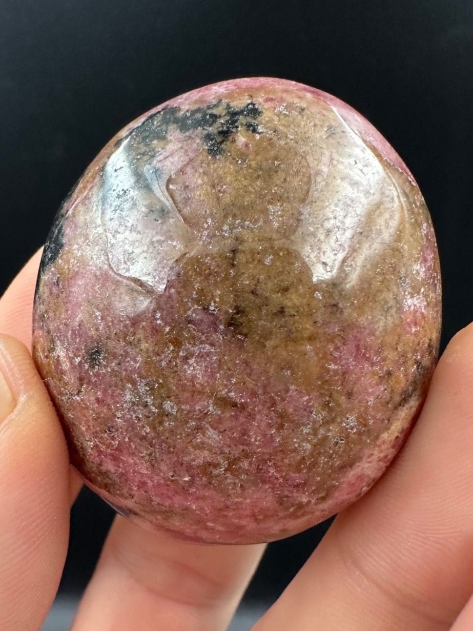 Minerali & Pietre curative: Rhodonit, Handschmeichler Heilstein – Nuovo e nell'imballaggio originale da Männedorf venduto da Handschmeichler 1