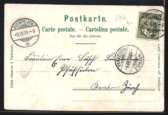 Cartes postales: Litho Basel, Centralbahnhof, St. Albanth – D'occasion à Berlin par bartko-reher 1
