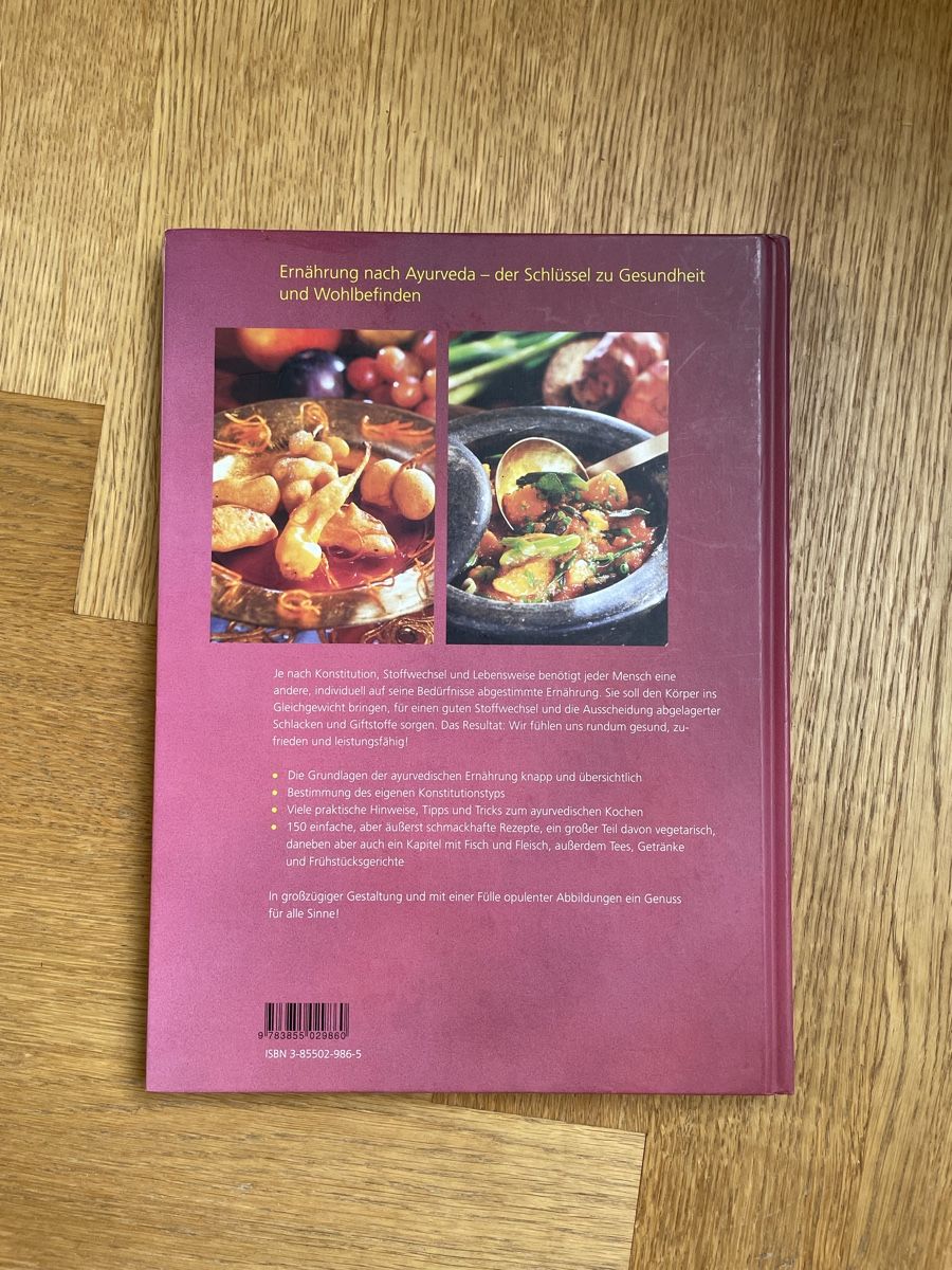 Bücher: Das grosse Ayurveda Kochbuch - 150 Rezepte – Gebraucht aus Basel von Blue199 1