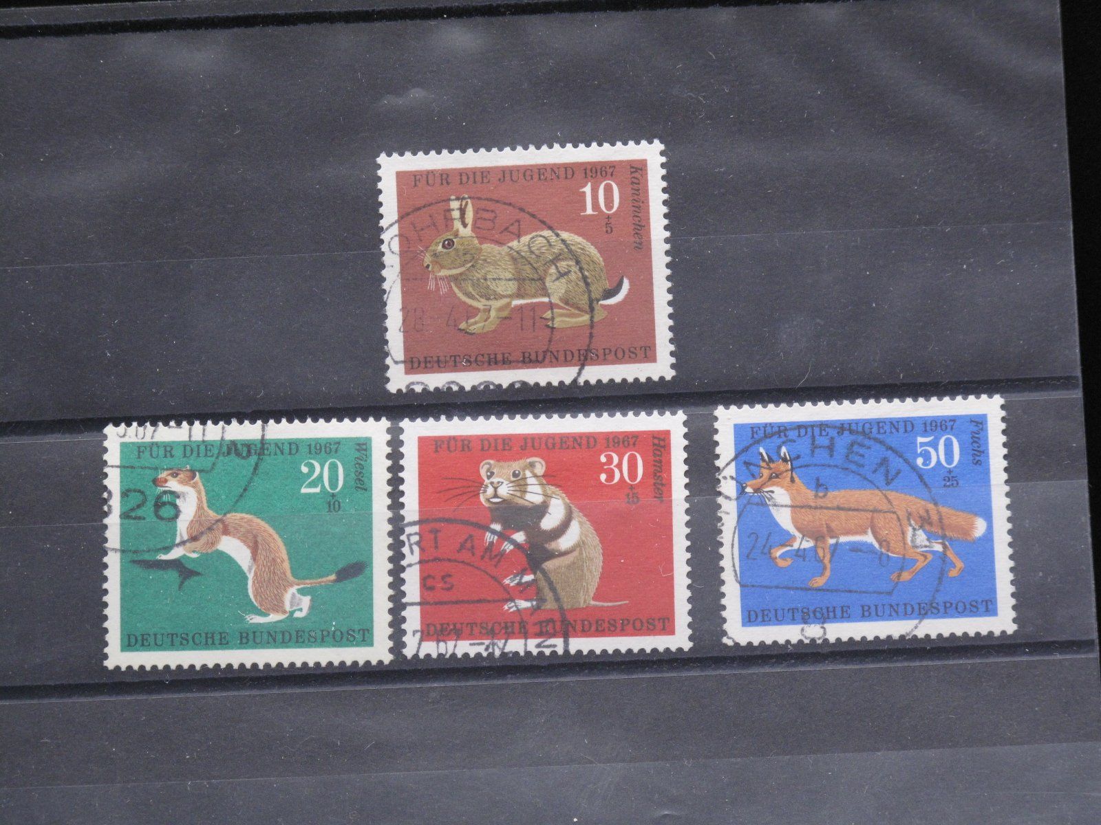 Tous les timbres: BRD 1967 Pelztiere gest. – D'occasion à Wil SG par fva01