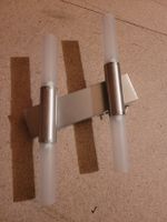 Dekenlampe Edelstahl matt Glas Röhren Designlampe