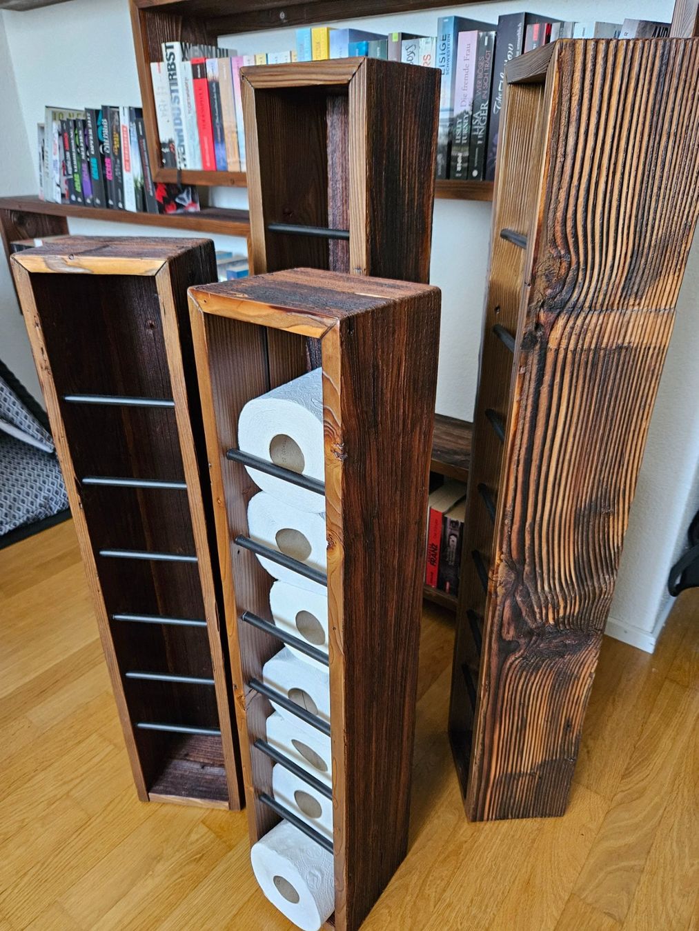WC: Altholz WC - Rollenhalter – Nuovo e nell'imballaggio originale da Thun venduto da Wood-Art 4