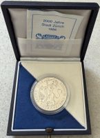 Zürich 2000 Jahre Jubiläumsmünze 1986, Silber