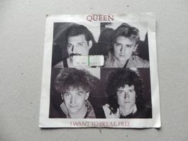 Single engl. Hardrock Rock Band Queen 1984 I want to break..