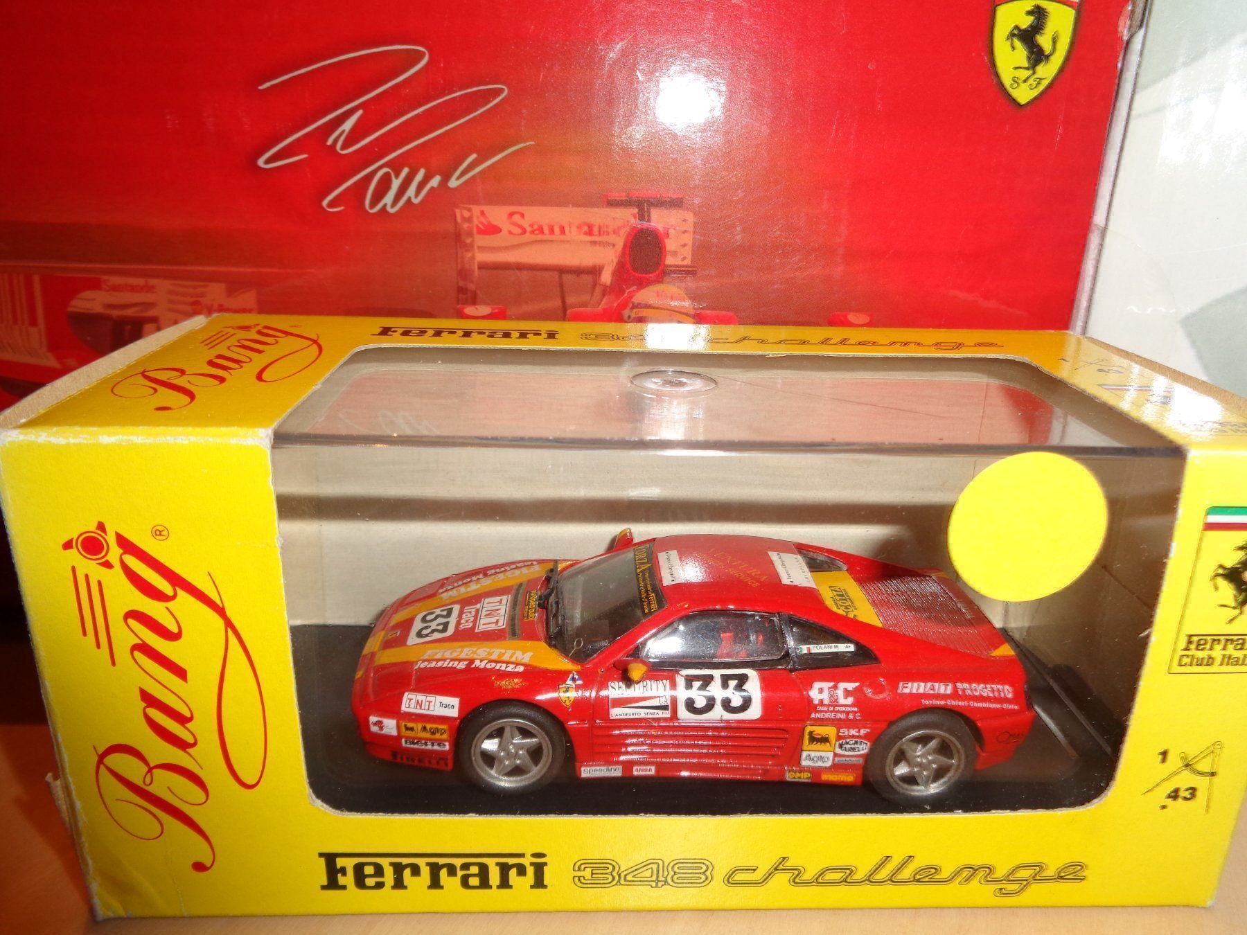 Ferrari Modellautos: Bang 1:43 Ferrari 348 Challenge – Neu und originalverpackt aus Reconvilier von rallycar