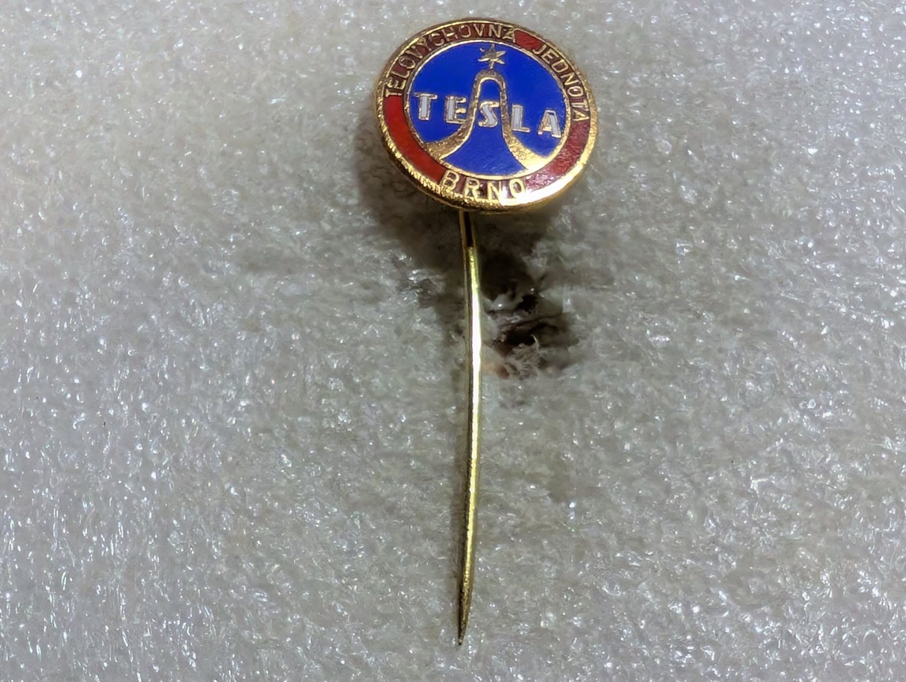 Placchette & Badge: Ansteckpin 39: Tesla – Usato da Oppligen venduto da Pin-Fall-Shop