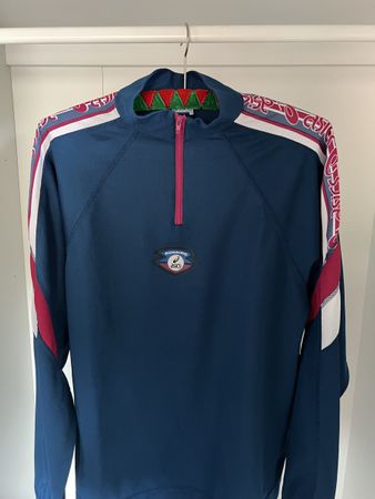 Asics Running quarter zip  Grösse M dunkelblau  Vintage 