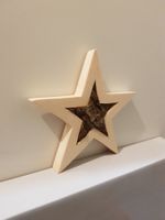 Stern aus Holz / Weihnachtstern
