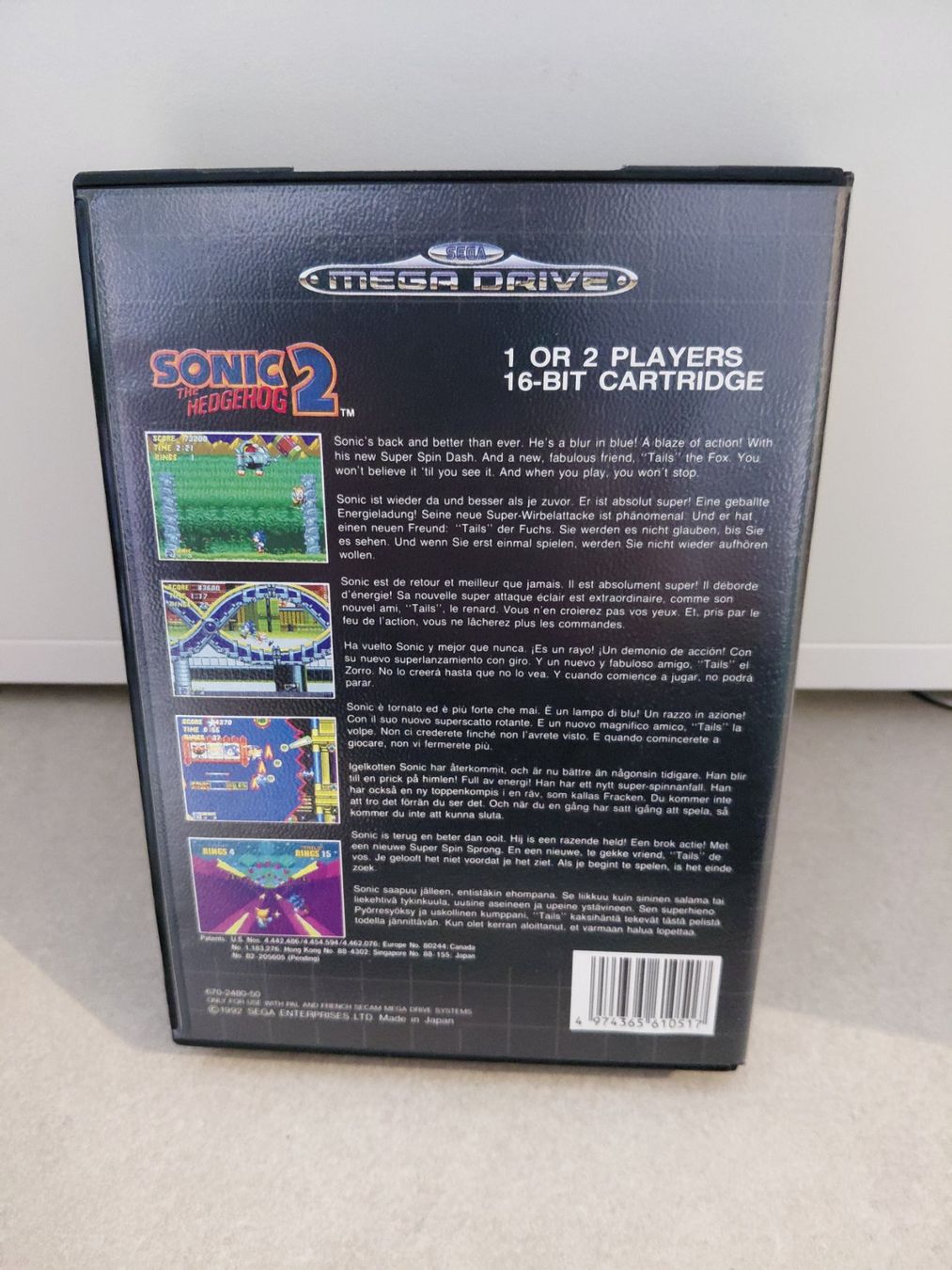 Spiele: Sonic 2 (Mega Drive) – Gebraucht aus Uezwil von -Retrogames- 2