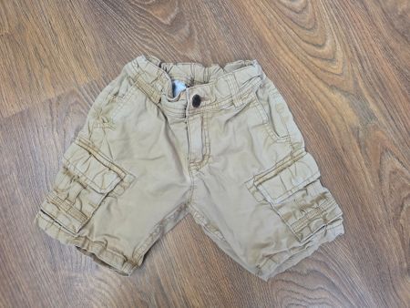 Stoffhose, Shorts, kurze Hose beige Gr. 116