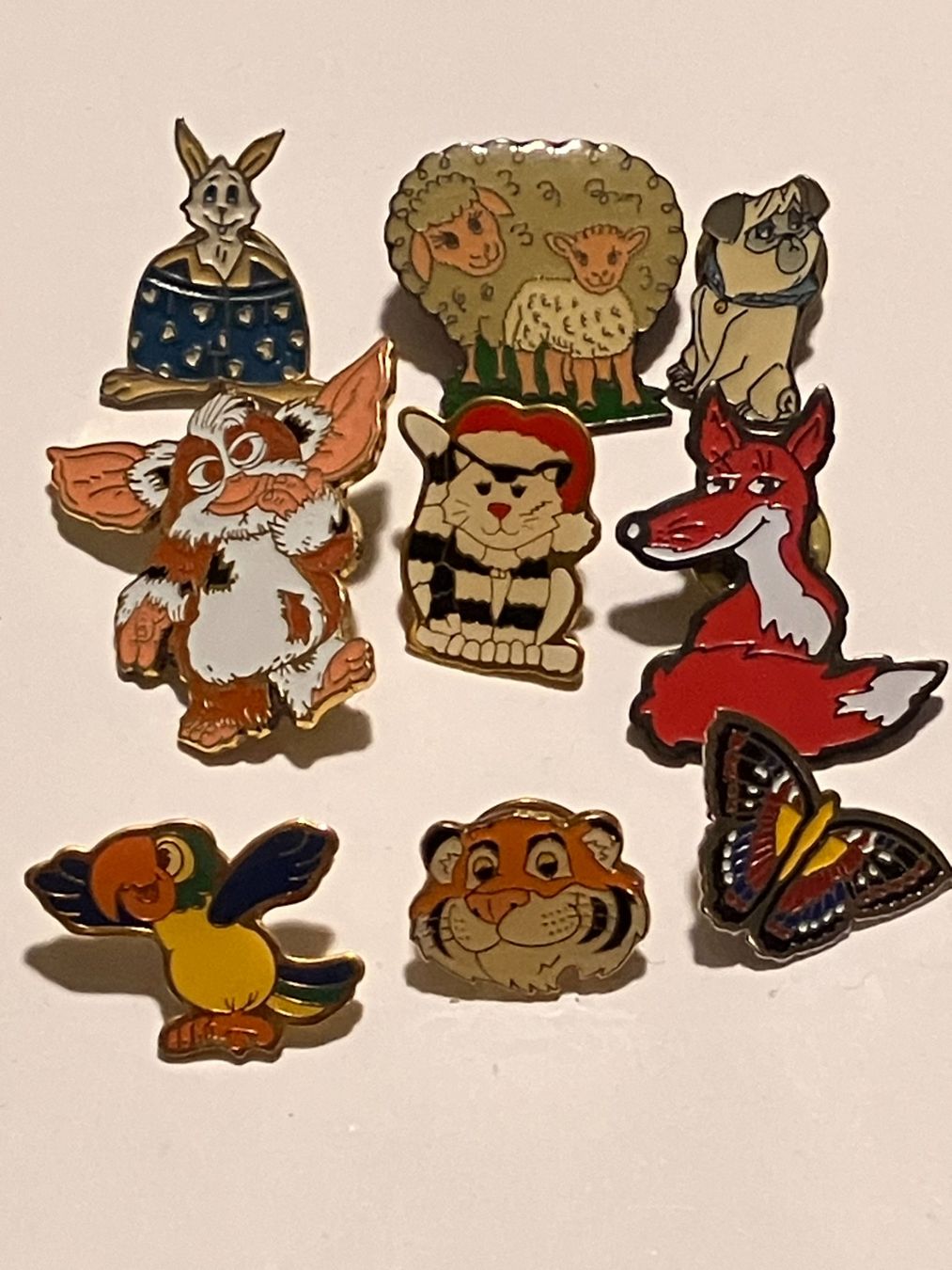 Plaketten & Abzeichen: 9 Pin Figuren Tiere (53) – Gebraucht aus Basel von djwwpp
