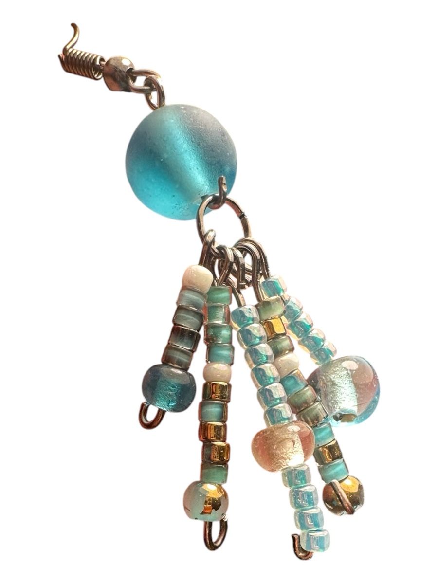 Orecchini pendenti & Orecchini a lobo: Boucles bulle bleu mat – Nuovo (secondo la descrizione) da St-Saphorin-Morges venduto da chl_s5rr 1