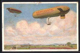 Zeppelin, Reklame für Continental-Ballo