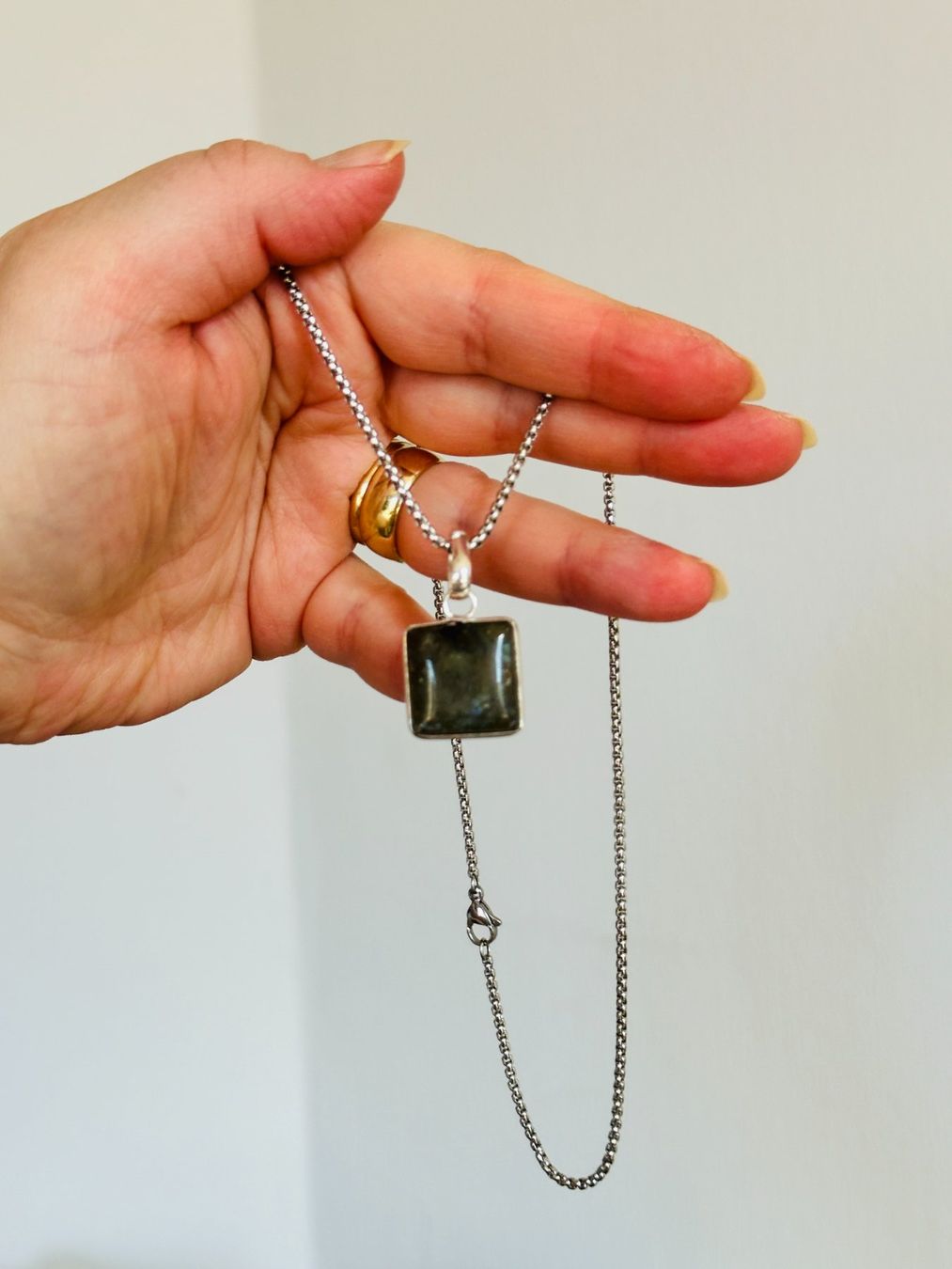 Catenine: Labradorite Gemstone Handmade Jewelry necklace – Nuovo e nell'imballaggio originale da Genève venduto da AGBERG 3