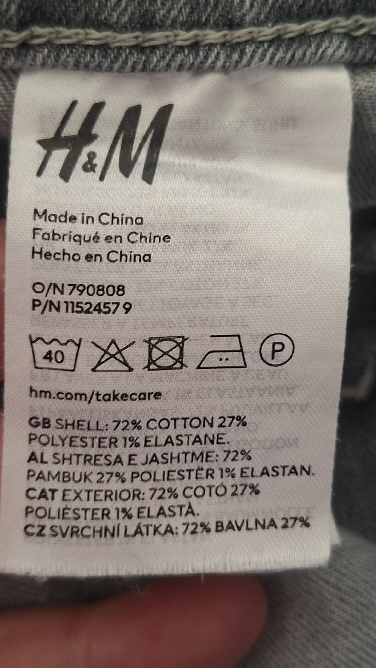 H&M Jeans: Graue Jeggings von H&M – Nuovo (secondo la descrizione) da Oberengstringen venduto da Kimchimon 3